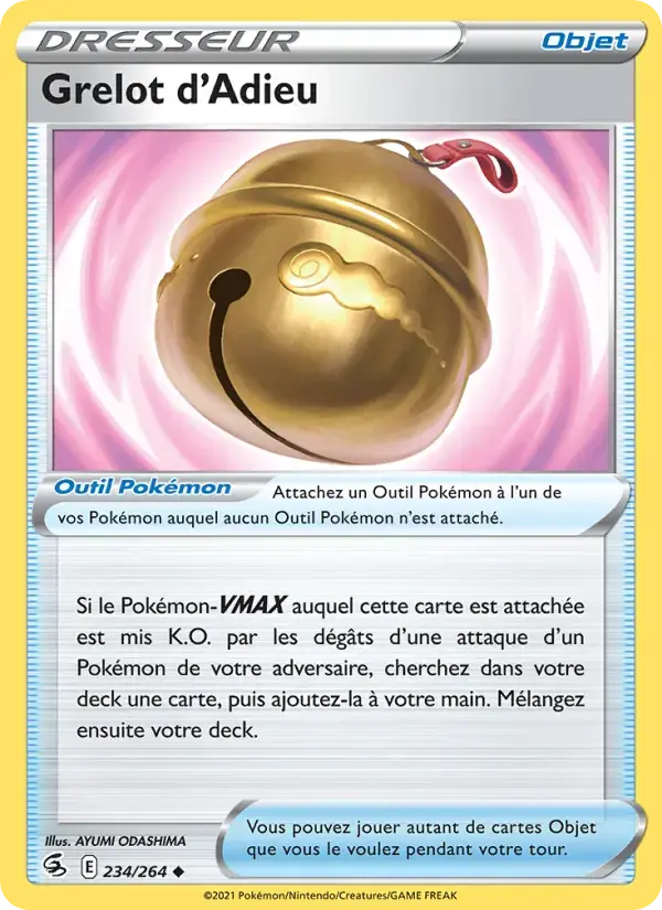 Carte Pokémon Grelot d'Adieu #234 — Poing de Fusion