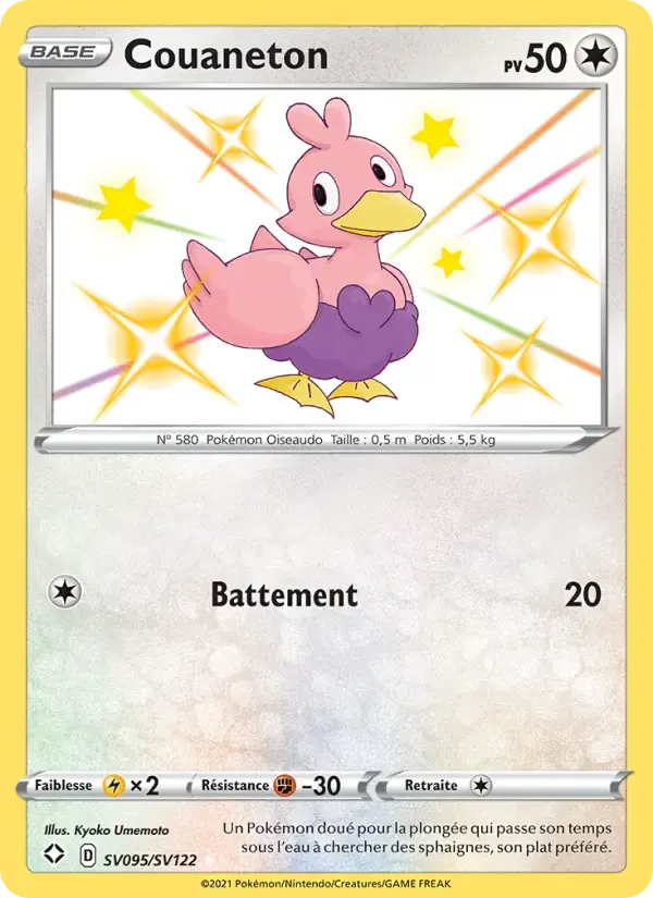 Carte Pokémon Couaneton #SV095 — Destinées Radieuses