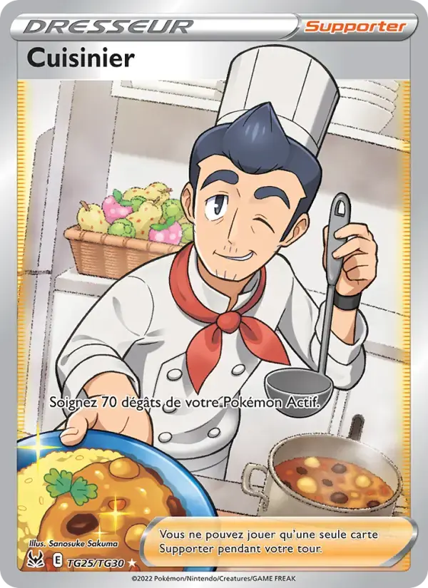 Carte Pokémon Cuisinier #TG25 — Origine Perdue