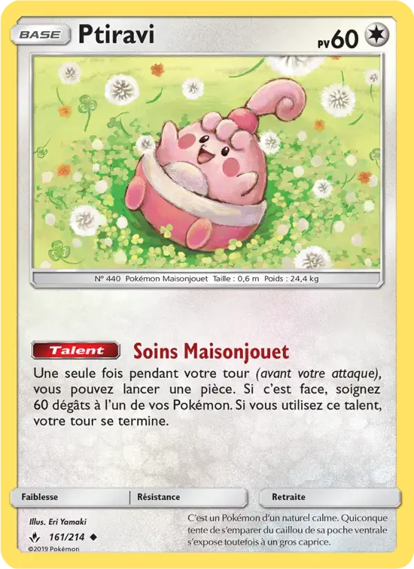 Carte Pokémon Ptiravi #161 — Alliance Infaillible