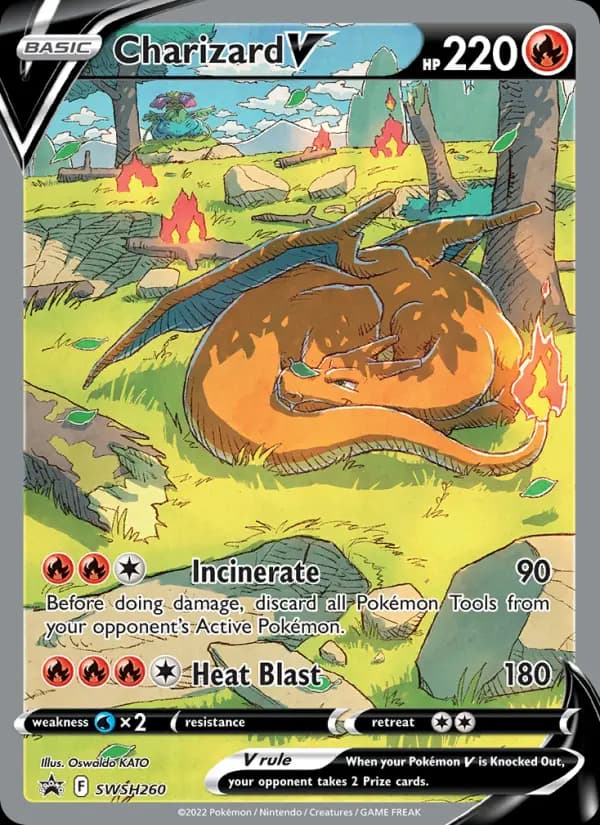 Charizard V #SWSH260 — Sword & Shield Promos