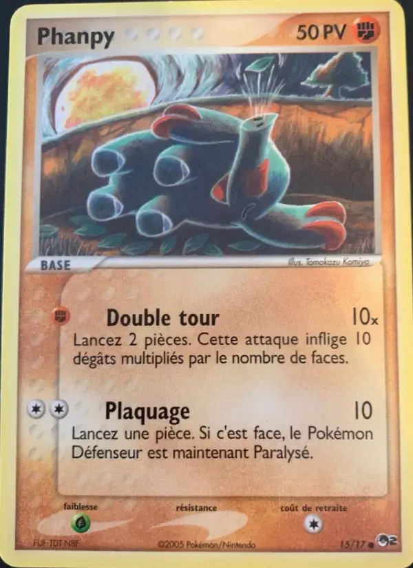 Carte Pokémon Phanpy #15 — POP 2