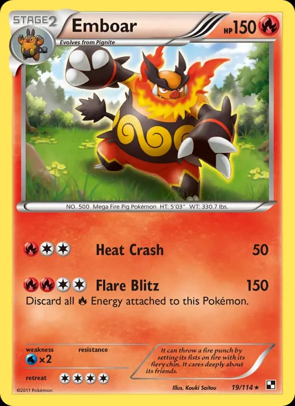 Emboar #19 — Black & White