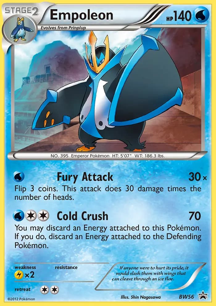 Empoleon #BW56 — Black & White Promos