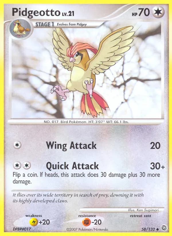 Pidgeotto #58 — Secret Wonders