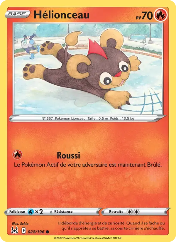 Carte Pokémon Hélionceau #028 — Origine Perdue