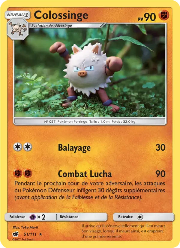 Carte Pokémon Colossinge #51 — Invasion Carmin