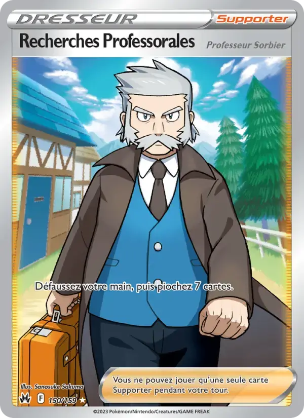 Carte Pokémon Recherches Professorales #150 — Zénith Suprême