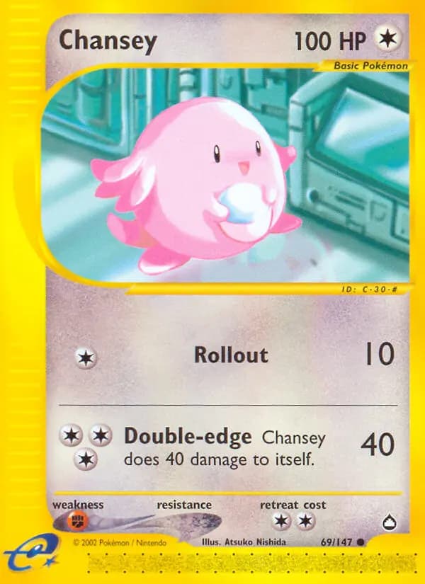Chansey #69 — Aquapolis