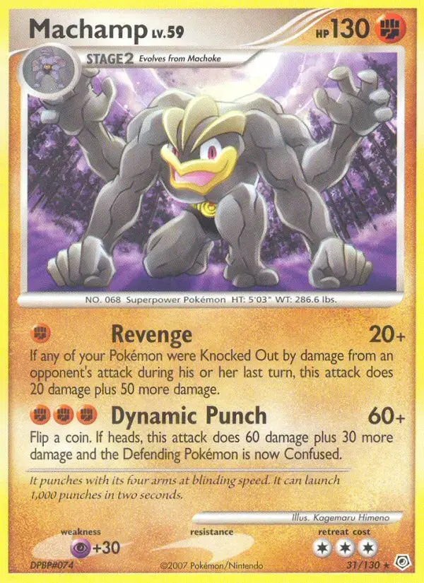 Machamp #31 — Diamond & Pearl
