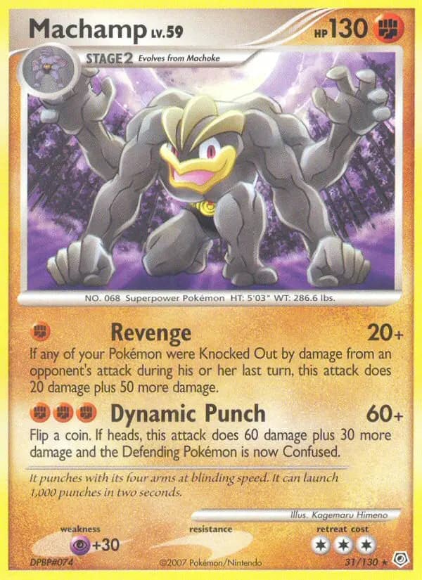 Machamp #31 — Diamond & Pearl