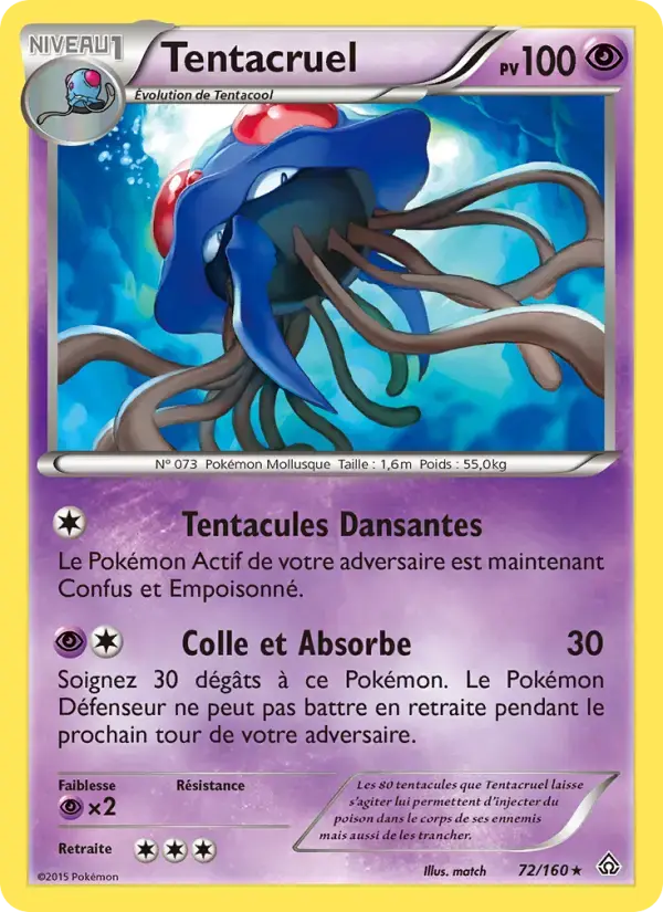 Carte Pokémon Tentacruel #72 — Primo-Choc