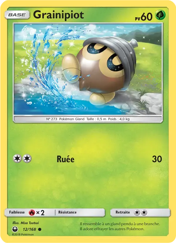 Carte Pokémon Grainipiot #12 — Tempête Céleste