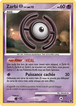 Carte Pokémon Zarbi H #29 — Duels au Sommet