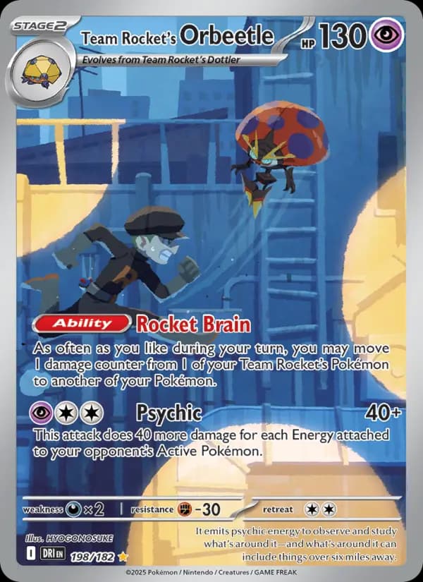 Team Rocket's Orbeetle #198 — Destined Rivals