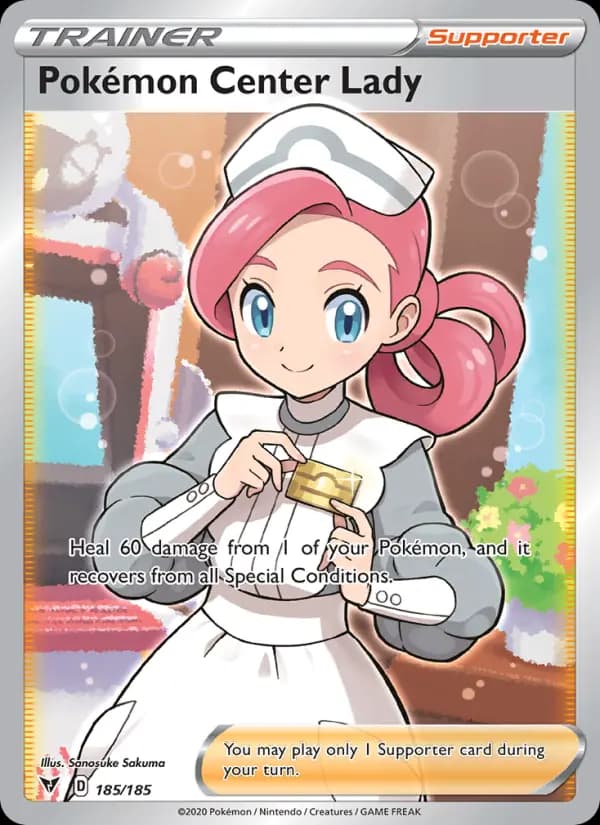 Pokémon Center Lady #185 — Vivid Voltage