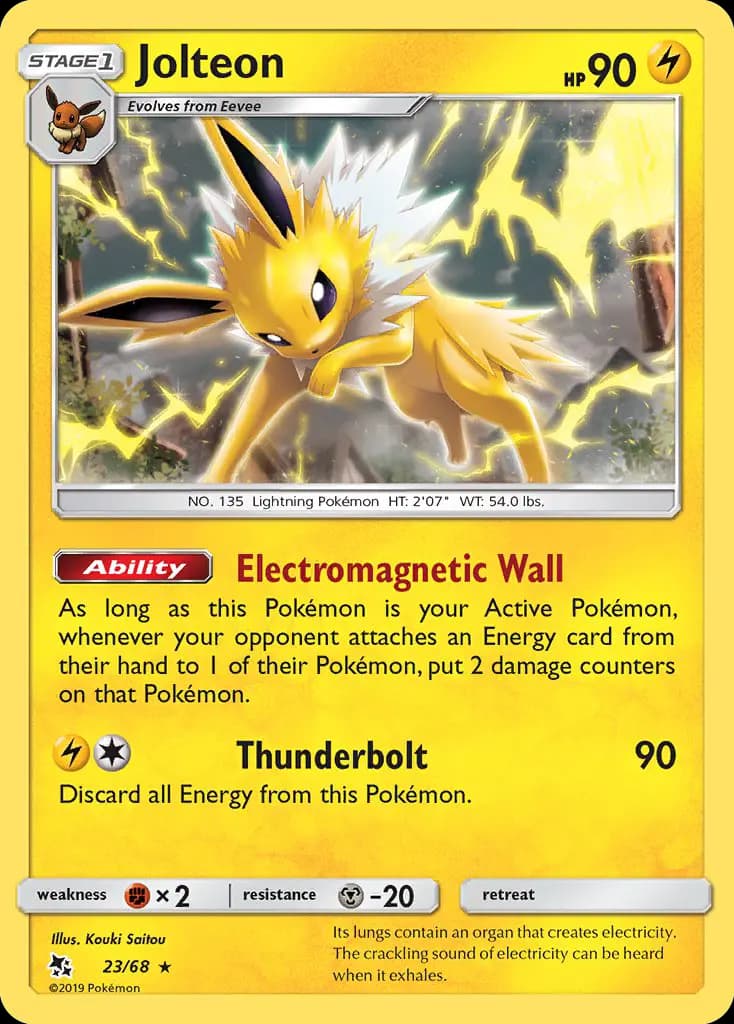 Jolteon #23 — Hidden Fates