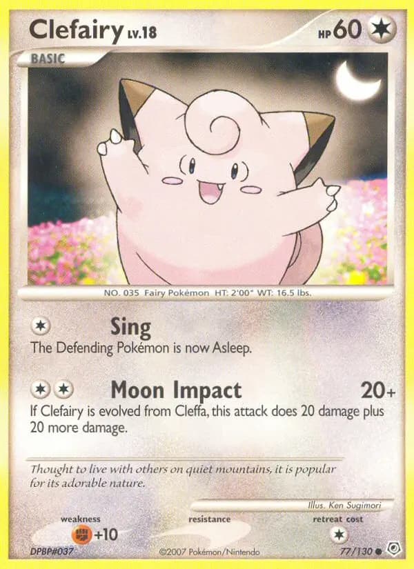 Clefairy #77 — Diamond & Pearl