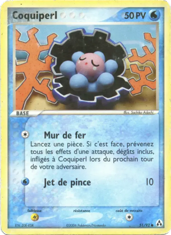 Carte Pokémon Coquiperl #51 — Créateurs de Légendes