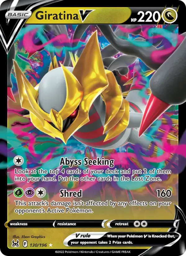 Giratina V #130 — Lost Origin
