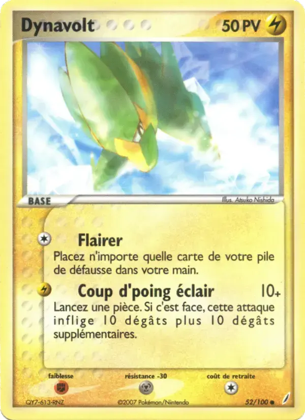 Carte Pokémon Dynavolt #52 — Gardiens de Cristal