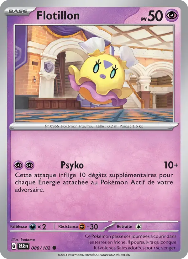 Carte Pokémon Flotillon #080 — Faille Paradoxe