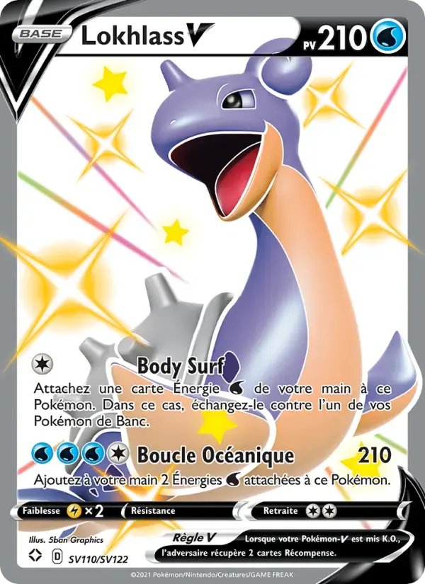 Carte Pokémon Lokhlass V #SV110 — Destinées Radieuses