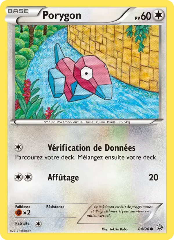 Carte Pokémon Porygon #64 — Origines Antiques