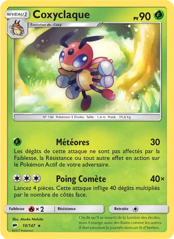 Carte Pokémon Coxyclaque #10 — Ombres Ardentes