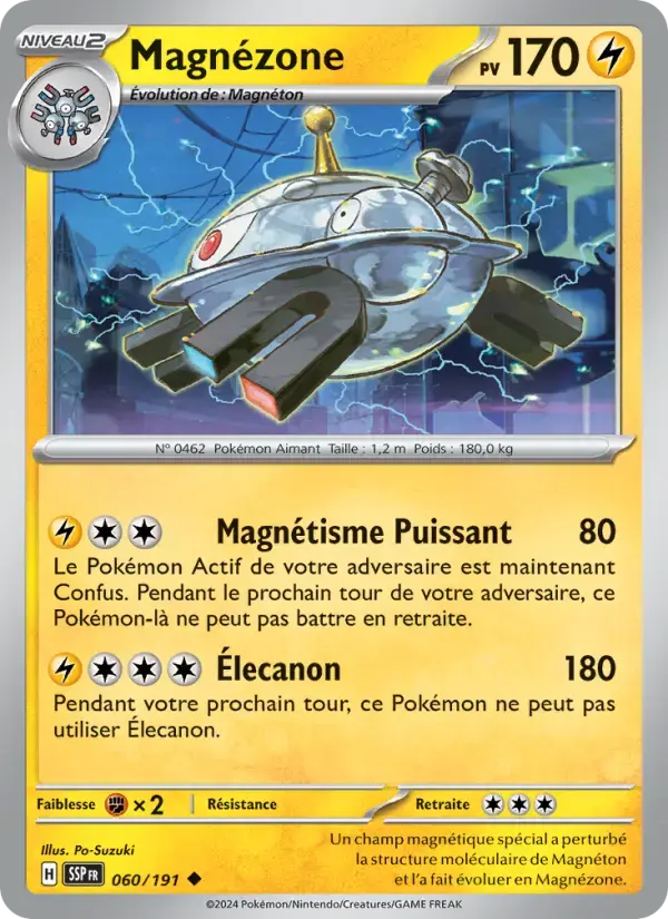 Carte Pokémon Magnézone #060 — Étincelles Déferlantes