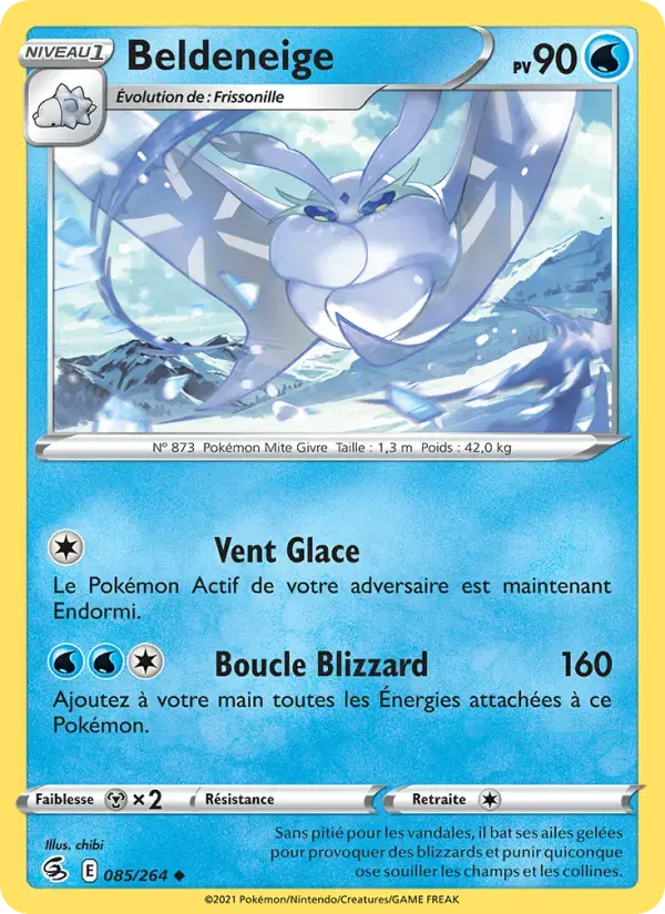 Carte Pokémon Beldeneige #85 — Poing de Fusion