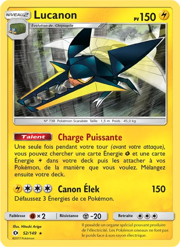 Carte Pokémon Lucanon #52 — Soleil et Lune