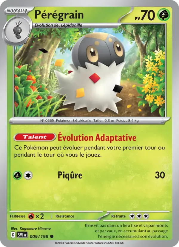 Carte Pokémon Pérégrain #009 — Écarlate et Violet