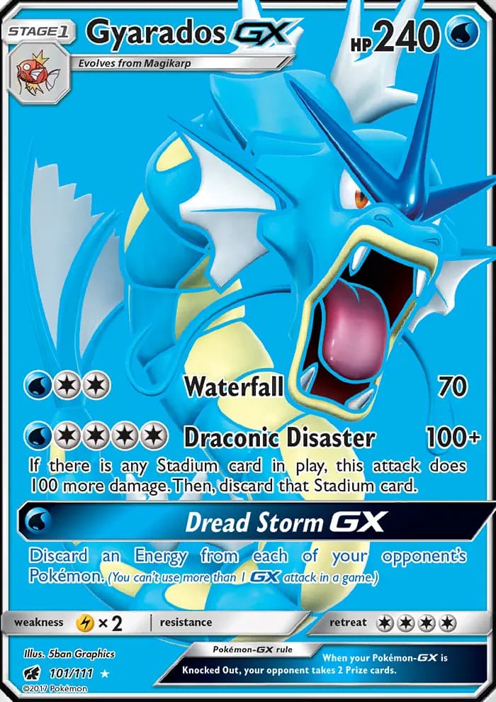 Gyarados GX #101 — Crimson Invasion