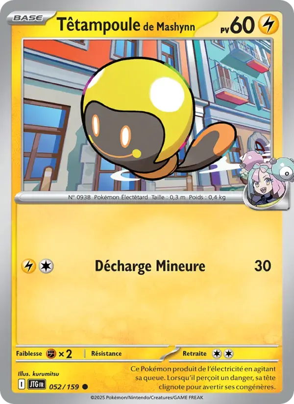 Carte Pokémon Têtampoule de Mashynn #052 — Aventures Ensemble