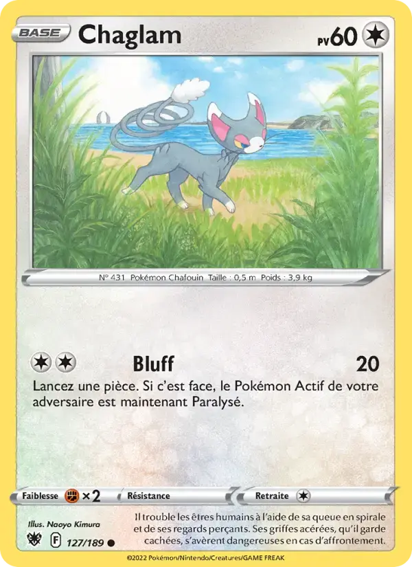 Carte Pokémon Chaglam #127 — Astres Radieux
