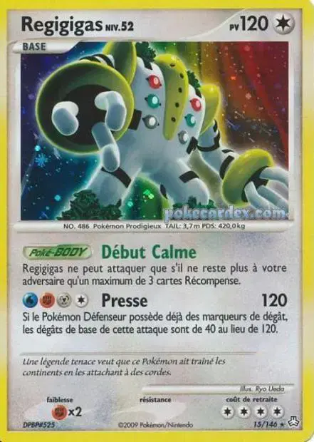 Carte Pokémon Regigigas #15 — Éveil des Légendes