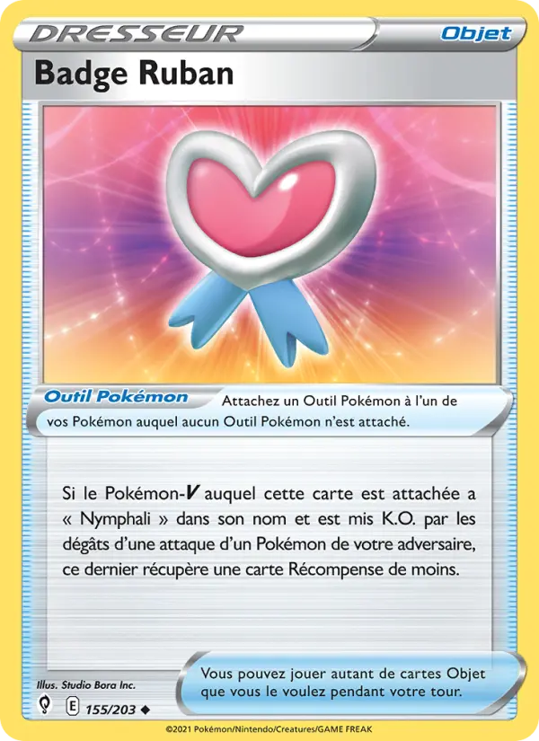 Carte Pokémon Badge Ruban #155 — Évolution Céleste