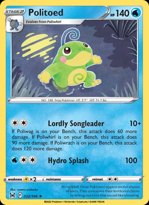 Politoed #032 — Lost Origin