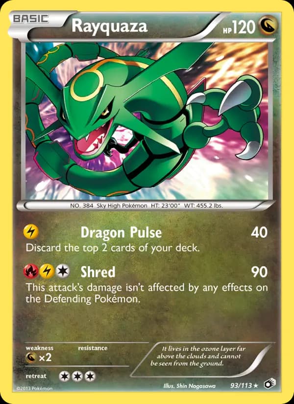 Rayquaza #93 — Legendary Treasures