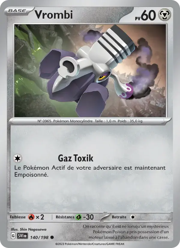 Carte Pokémon Vrombi #140 — Écarlate et Violet
