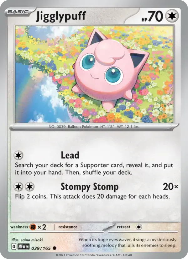 Jigglypuff #039 — 151