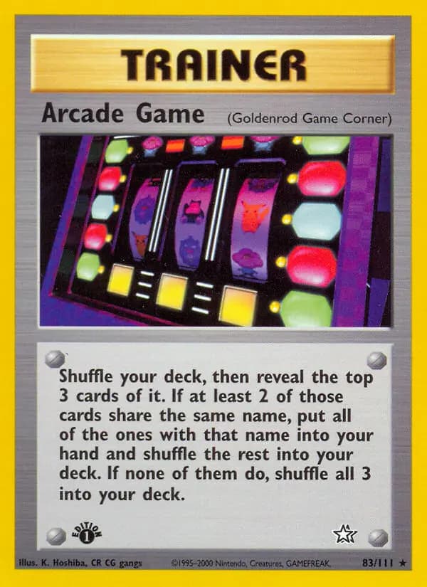 Arcade Game #83 — Neo Genesis