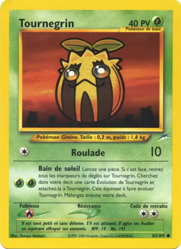 Carte Pokémon Tournegrin #83 — Neo Destiny