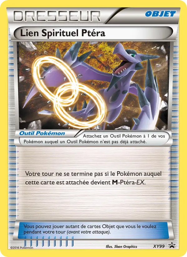 Carte Pokémon Lien Spirituel Ptéra #XY99 — Promos X&Y