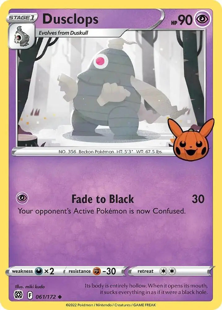 Dusclops #061 — Trick or Trade BOOster Bundle 2022
