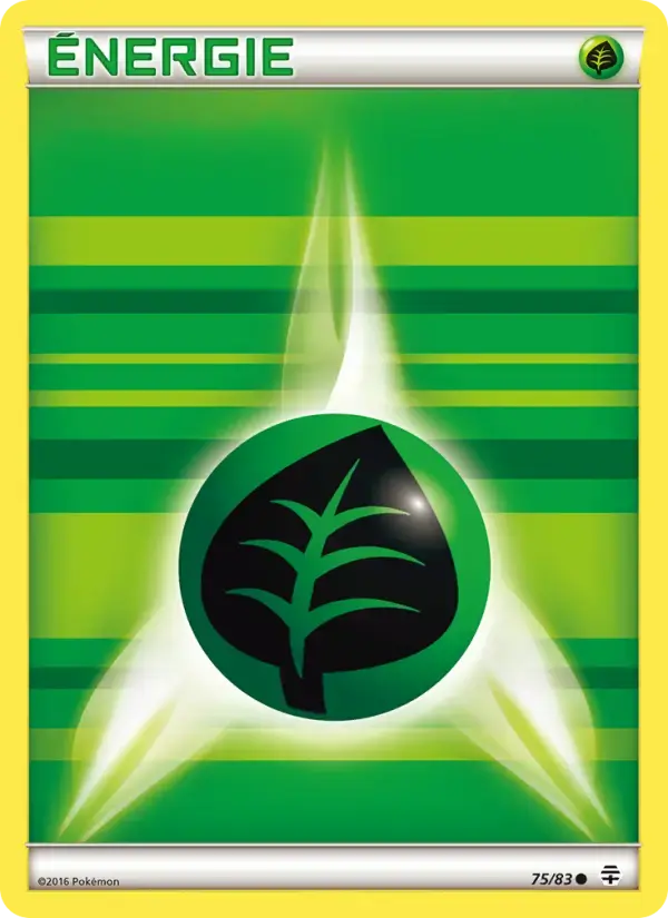 Carte Pokémon Énergie Grass de base #75 — Générations