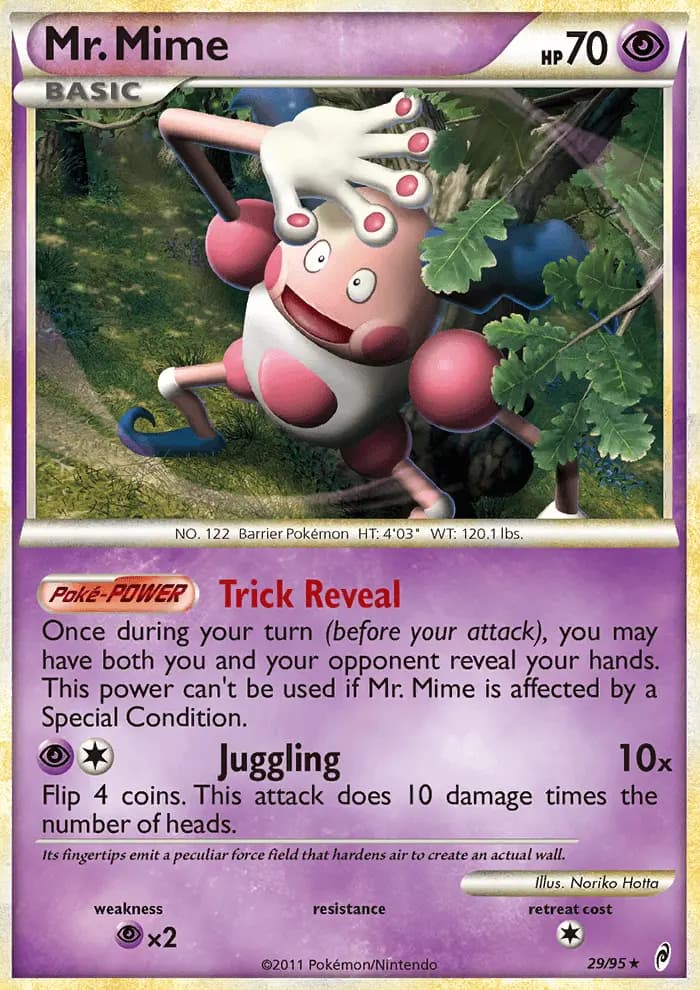 Carte Pokémon M. Mime #29 — L'Appel des Légendes
