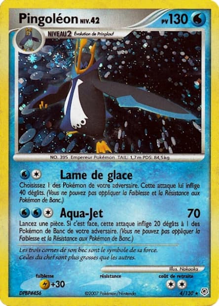 Carte Pokémon Pingoléon #4 — Diamant et Perle