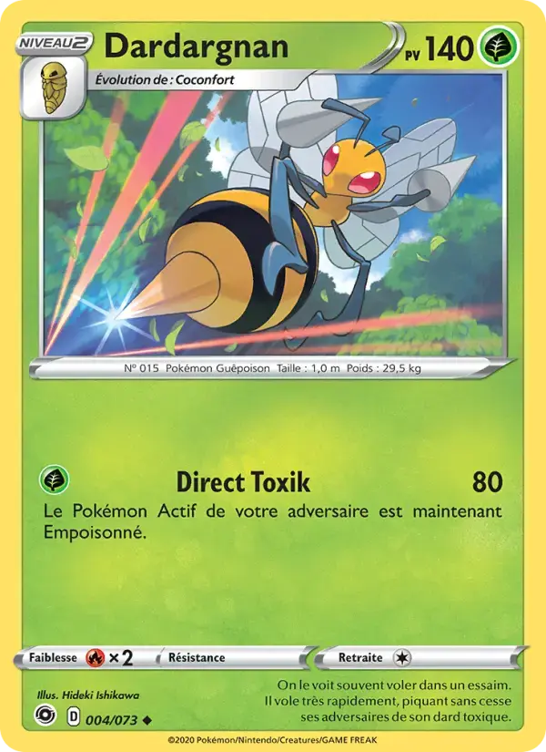 Carte Pokémon Dardargnan #4 — La Voie du Maître